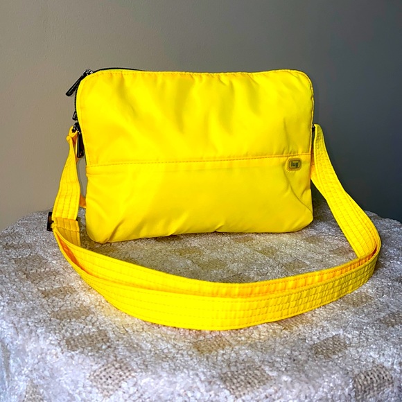 lug Bags Nwot Lug Delta Mini Neon Yellow Crossbody Bag Poshmark